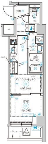 セジョリ高井戸Ⅱの間取り画像