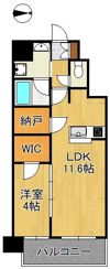 RJRプレシア折尾の間取り画像