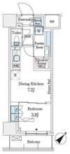 パークアクシス横浜伊勢佐木町通りの間取り画像