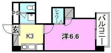 KBコート萱町の間取り画像