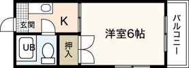 串戸ハイムの間取り画像