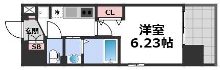 Luxe布施南Ⅱの間取り画像