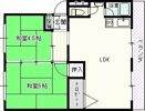 御殿山コーポAの間取り画像