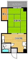 黒崎駅前グリーンビルの間取り画像