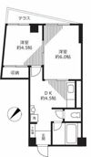 渋谷区代々木5丁目マンションの間取り画像