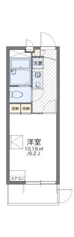 レオパレスピーフスの間取り画像