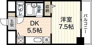 竹屋町原野ビルの間取り画像