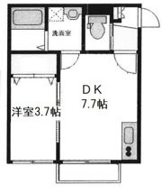 エクセル南太田の間取り画像