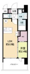 セレニテ阿波座ミラクの間取り画像