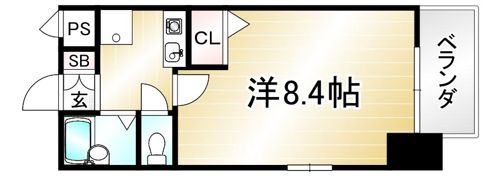 エムエフ御所北の間取り画像