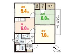ディアス矢口ヶ丘の間取り画像