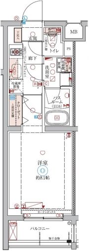 クレヴィスタ北赤羽の間取り画像
