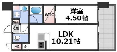 プレジオ大正の間取り画像