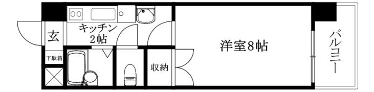 メゾン中村3の間取り画像