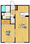 オーク上富野の間取り画像