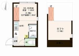 ハーモニーテラスHT矢向の間取り画像