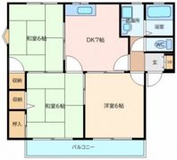 フレグランス光樹A棟の間取り画像