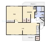 山口ハイムの間取り画像