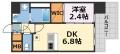 セレニテ難波ミラク弐番館の間取り画像