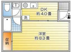 岩崎マンションの間取り画像