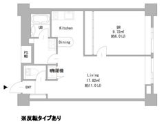 イーストコート2番街の間取り画像