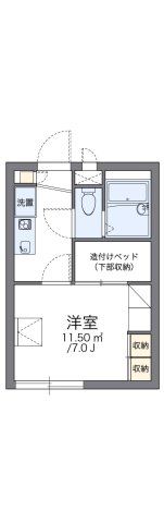 レオパレスタキオンの間取り画像