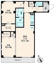 Marin・Hの間取り画像