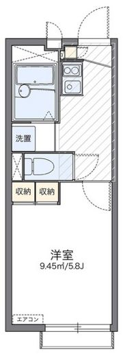 レオパレスプリマベーラの間取り画像