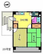 ハイツ宝の間取り画像