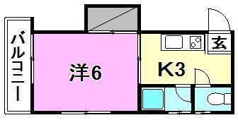サザンコート永代の間取り画像