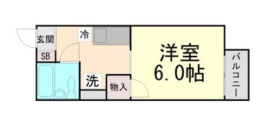 ジュネス阪本の間取り画像
