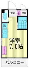 蓮沼ハイムの間取り画像
