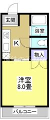 キャッスル御前谷 2の間取り画像