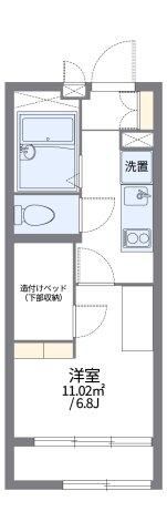 レオパレスリュエルの間取り画像