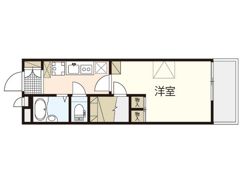 レオパレスヒルサイドフラットの間取り画像