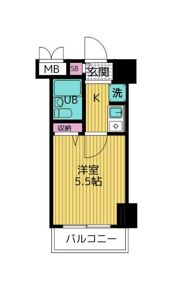 クリオ大通り公園壱番館の間取り画像