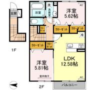 エスポワール大津の間取り画像