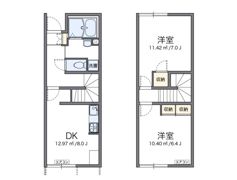 レオパレスはばたけⅡの間取り画像