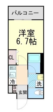 ウェルスクエア池田井口堂の間取り画像