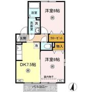 ビーンズヒル D棟の間取り画像