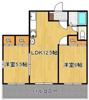 エステート足立の間取り画像