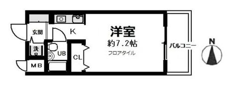 横浜・吉野町オーシャンハイツの間取り画像