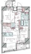 コンシェリア東京 ＜HIGASHIJUJO RESIDENCE＞の間取り画像