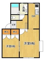 観音台ハイツC棟の間取り画像