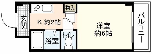 ファミール牛田の間取り画像