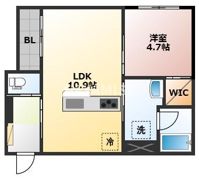 シャーメゾン上野の間取り画像