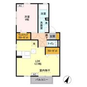 サンライズガーデン Aの間取り画像