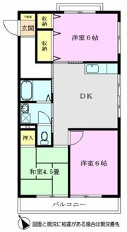 サンフラワー北野の間取り画像