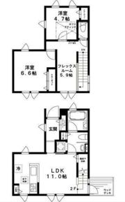 ミルクリーク深大寺テラスの間取り画像