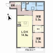 シャーメゾン石手白石の間取り画像